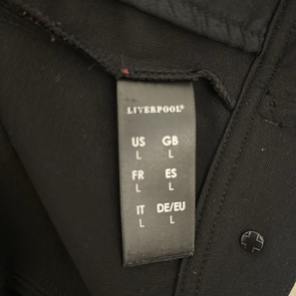 Liverpool black Ponte fabric for trimmed jacket size large - Picture 7 of 8